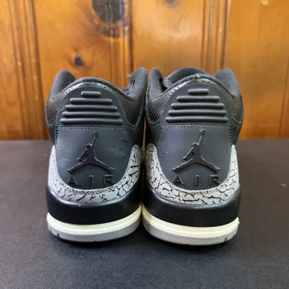 Jordan 3 Retro Off Noir Oreo Men Size 9.5 / Women 11 (CK9246-001) No Box
